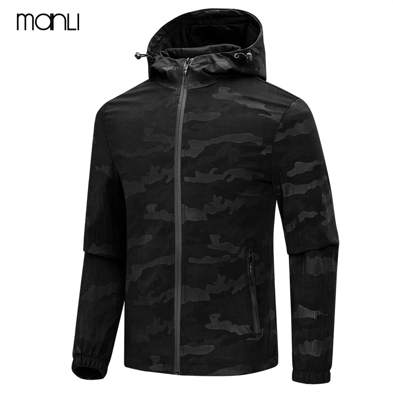 Мужская ветрозащитная куртка MANLI Softshell водонепроницаемая для кемпинга пешего