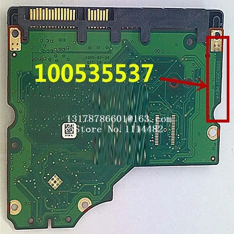 

hard drive parts PCB printed circuit board 100535537 for Seagate 3.5 SATA hdd data recovery hard drive repair 100535537