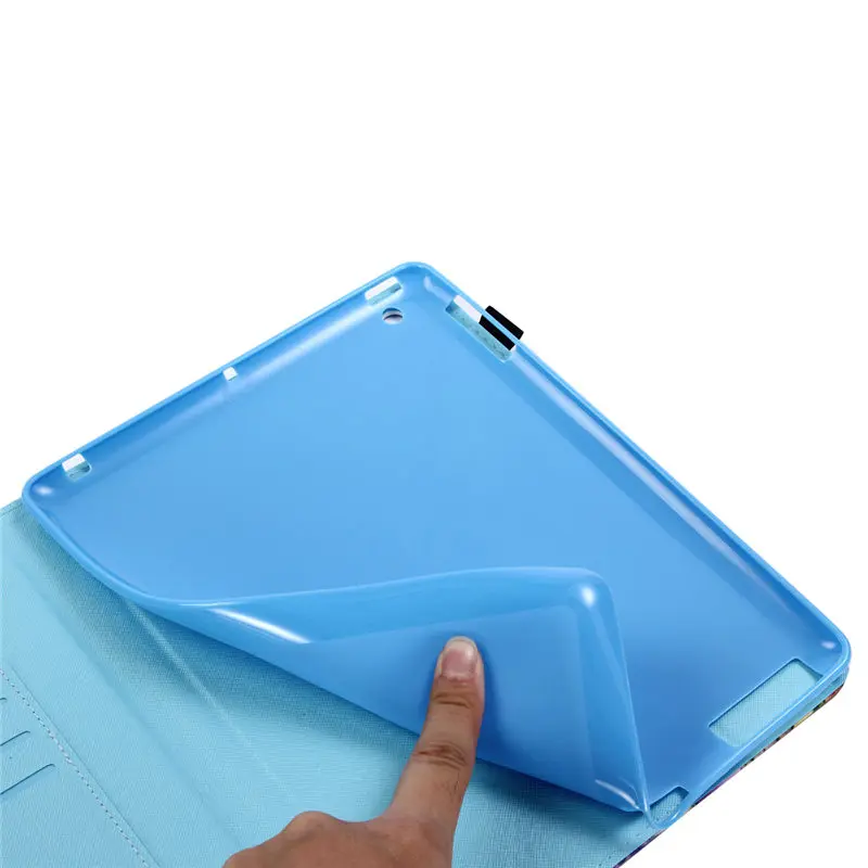 Мультфильм Cat Чехол для Apple iPad 2/3/4 чехол Funda планшет силиконовый чехол из искусственной кожи для iPad2 iPad3 iPad4 Стенд кожи в виде ракушки+ стилус+ Защитная пленка на экран