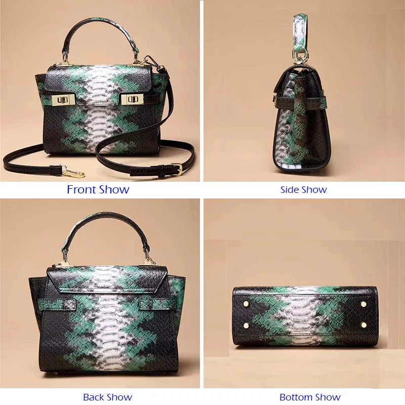 XMESSUN, натуральная кожа, змеиная сумка,, женская мода, с рисунком питона, сумки для женщин, змеиная кожа, сумка через плечо, Прямая поставка, F190