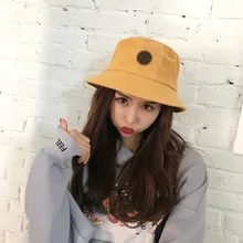 Весна новая вышивка письмо широкая дамская шляпа без полей Мода Открытый досуг креативная Рыбацкая шляпа wo Мужская шапочка из спандекса мужская шапка Панама