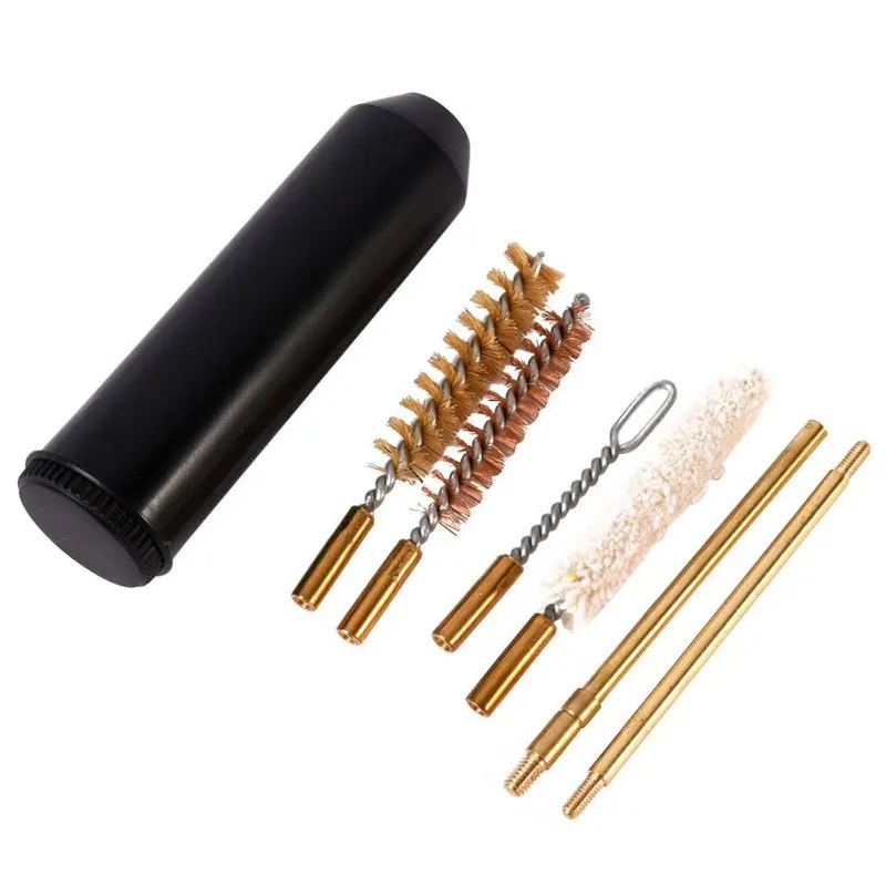 

7 PCS Set Pistols cal.38/357/9mm Cleaning Kit Rod Brush Professional Cleaning Tools