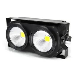 ED COB 2 глаза 2x150 Вт яркое освещение DMX сценическое освещение с эффектом DMX контроллер Клубное шоу ночной диско DJ, сценическое освещение