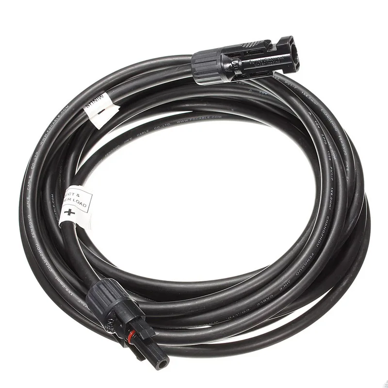 

RO-1 1M Solar Panel Extension Cable 12 AWG PV Wire Male Female MC4 Connector Double Insulation PC CLH@8