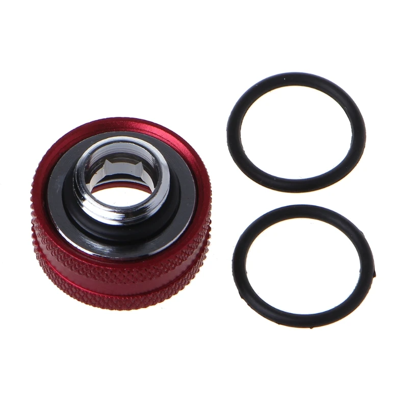 Water Cooling G1 4 Thread OD 16mm Rigid Hard Tube Extender Connector Fittings 2