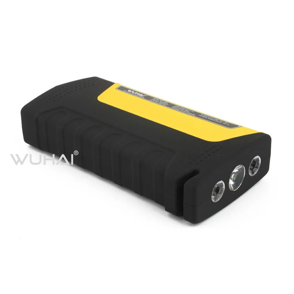 WUHAI Car battery jump starter auto emergency jumper rechargeable