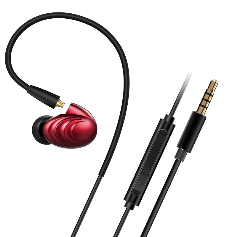 Гибридные внутриканальные наушники FiiO F9 с тройным драйвером 1 динамик + 2