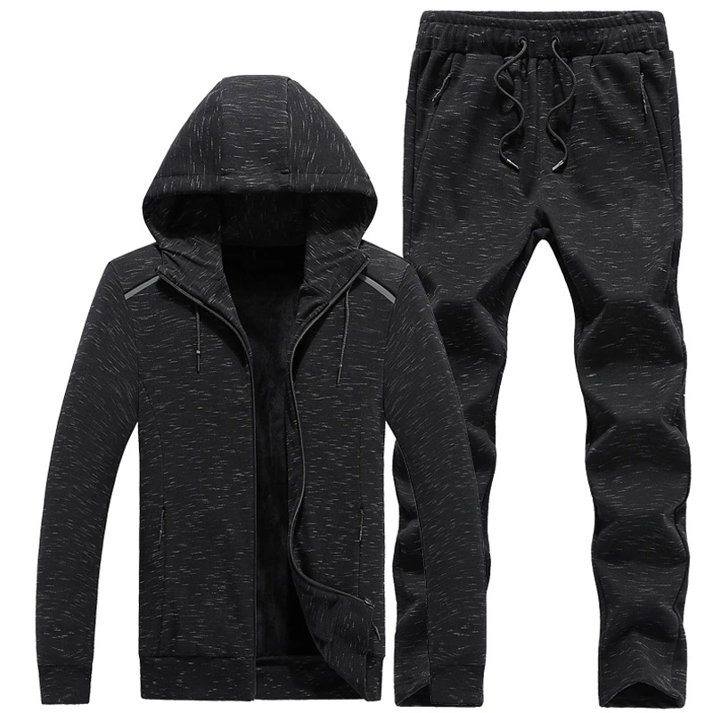 Large size 8XL2018 Winter Fashion Men Sporting Suit Hoodies Jacket+Pant Thick Sweatsuit Two Piece Set Tracksuit For Men Clothing Large size 8XL2018 Winter Fashion Men Sporting Suit Hoodies Jacket+Pant Thick Sweatsuit Two Piece Set Tracksuit For Men Clothing