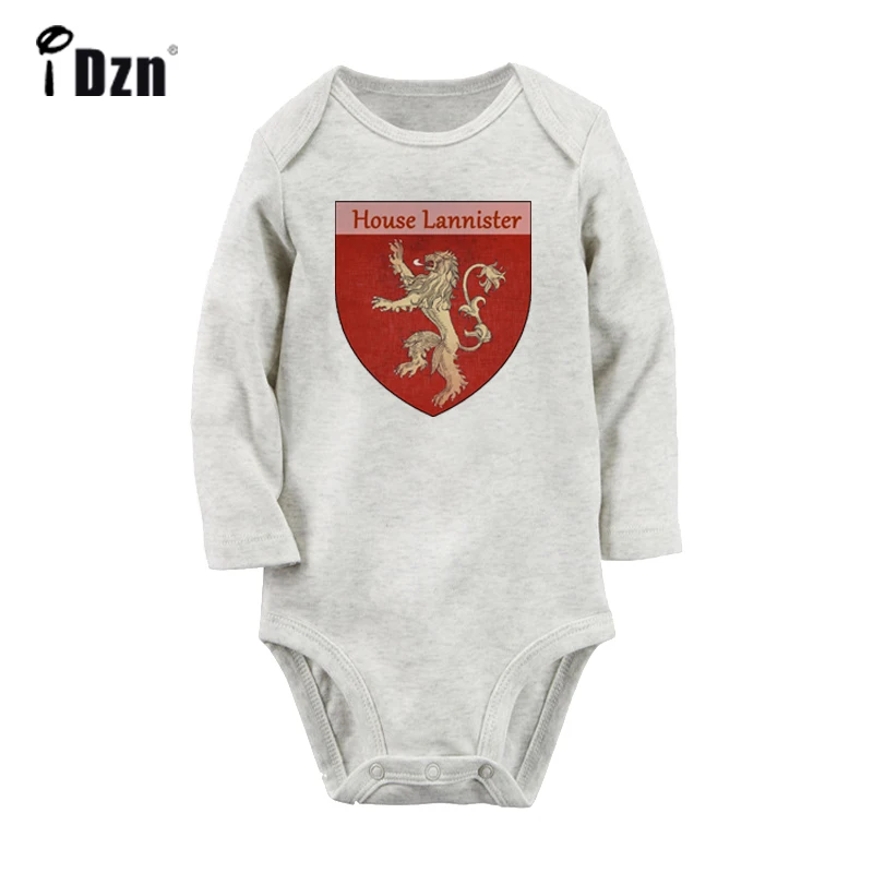 

Gold Lion Game of Thrones House Lannister of Casterly Rock Hear Me Roar Newborn Baby Bodysuit Toddler Onsies Jumpsuit Clothes