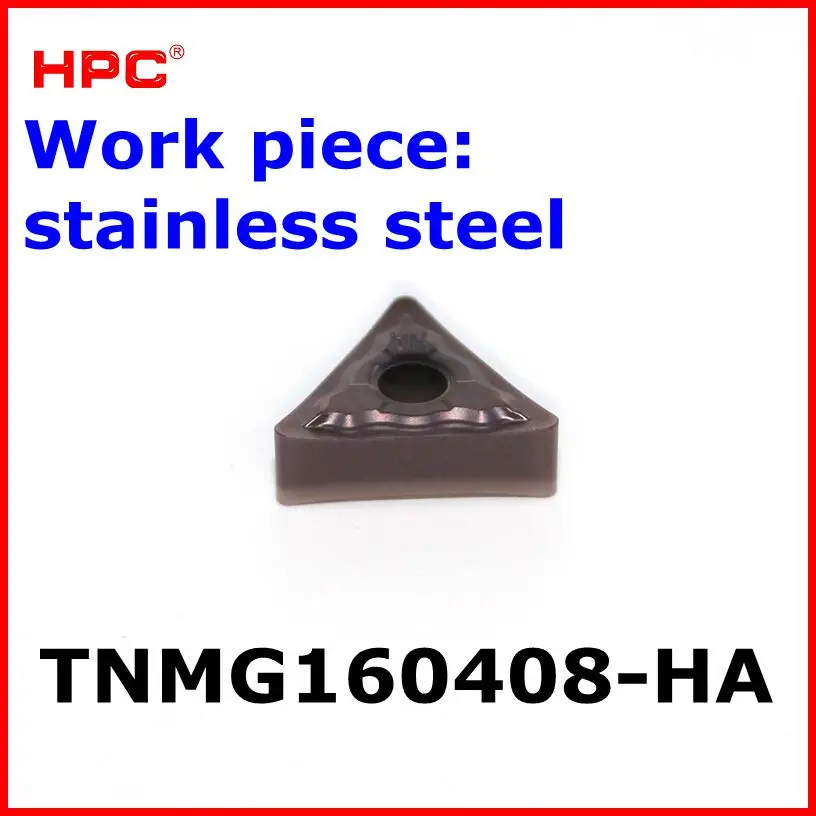 

10 pcs of TNMG160408-HA for stainless turning carbide inserts carbide cutter for turning tool boring bar