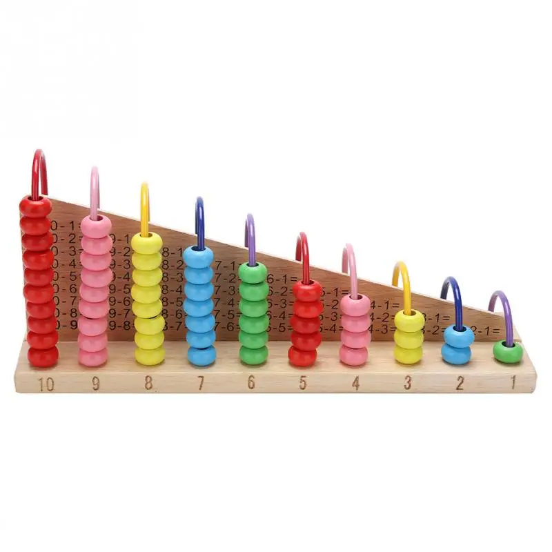 wooden maths counting blocks