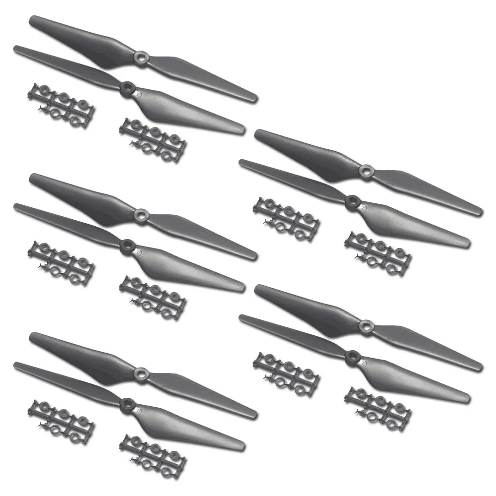 

9450 Propeller CW CCW Nylon Props for Phantom 2/3 Multicopter Quadcopter Black Grey White 10 pcs/5 pairs