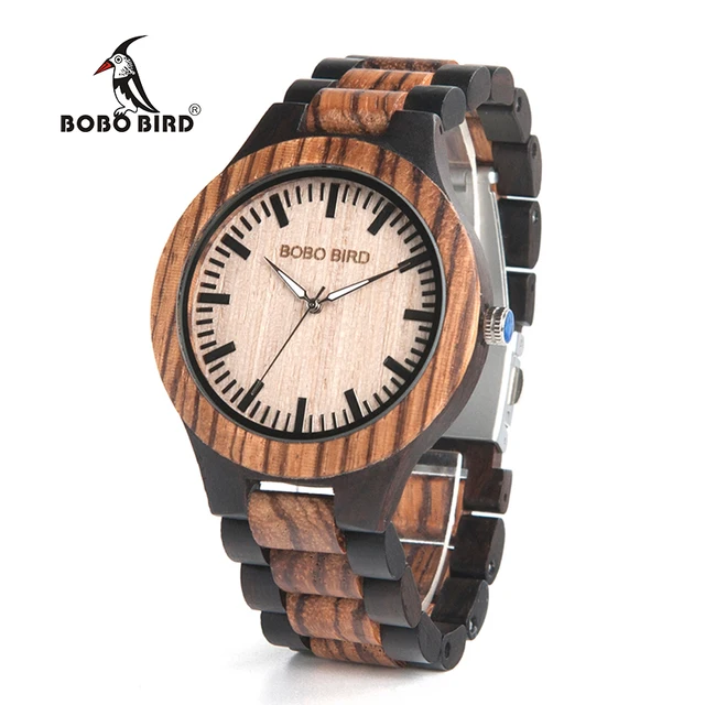 Fashion Brand Watch Men BOBO BIRD Wooden Watches Zebra Wooden Strap Quartz Ladie Fashion Brand Watch Men BOBO BIRD Wooden Watches Zebra Wooden Strap Quartz Ladie