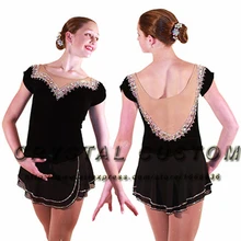 Индивидуальное Фигурное катание на льду платье для девочек изящное Новое Брендовое детское платье для соревнований на коньках DR3445