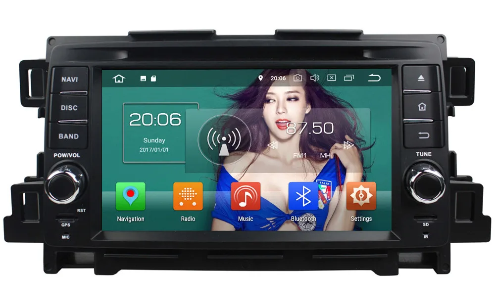 Best 7" Octa Core 4G Android 8.1 4GB RAM 64GB ROM RDS BT Car DVD Player Radio Stereo GPS Glonass Navigation For Mazda CX-5 2011 2012 0