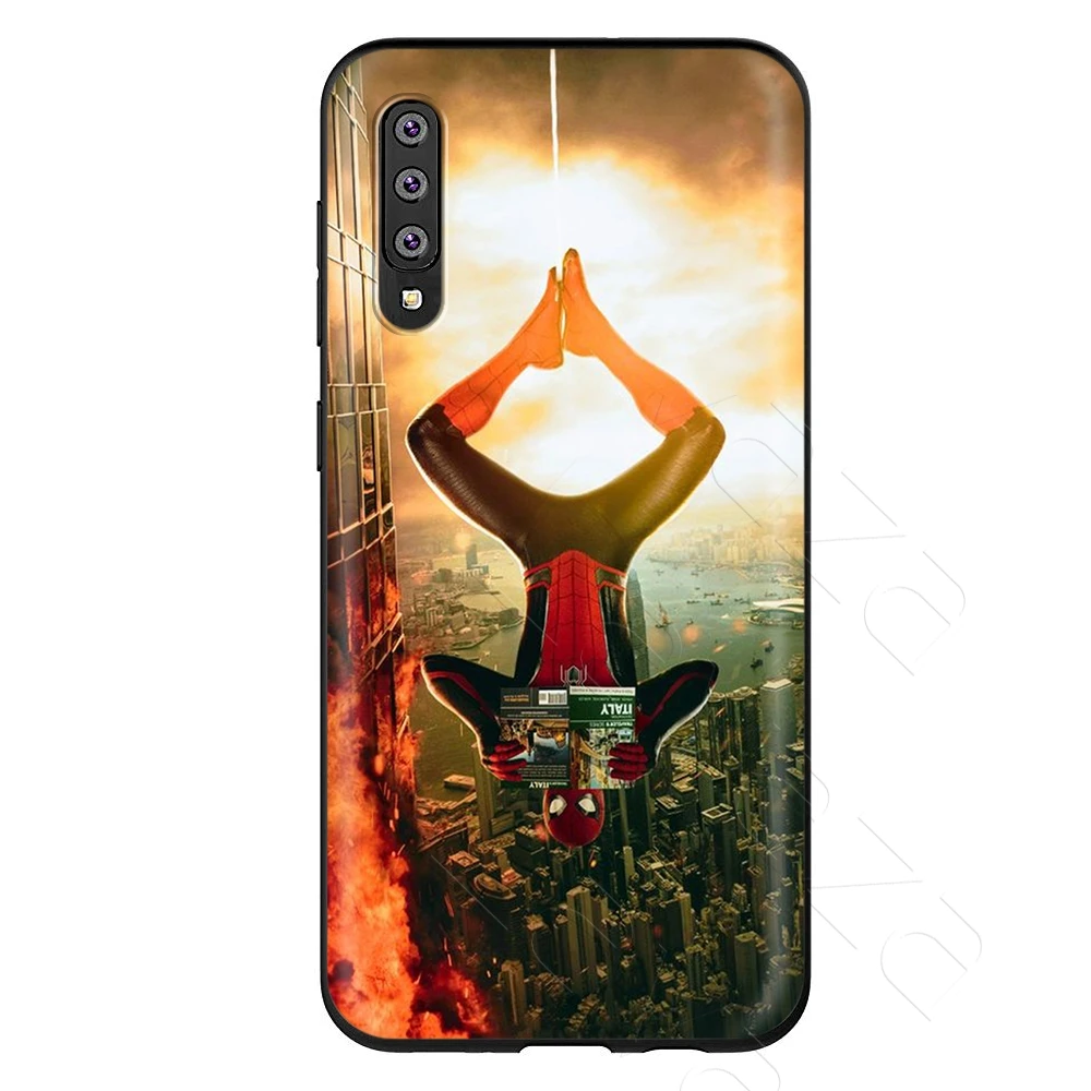 Lavaza Marvel Человек-паук Капитан Америка чехол для samsung Galaxy S6 S7 край J6 S8 S9 S10 плюс A3 A5 A6 A7 A8 A9 Note 8, 9 - Цвет: 4