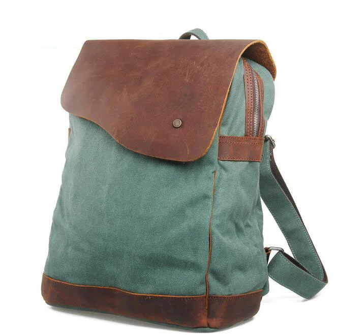 

082117 yesetn bag men fashion backpack double shoulder school book bag