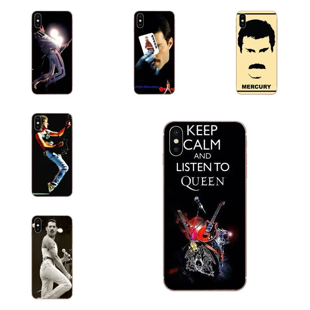 

Soft Silicone TPU Transparent Capa Coque N Freddie Mercury Queen For Xiaomi Redmi Mi Note 7 8 9 SE Pro Lite Go Play