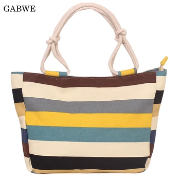 

GABWE High Capacity Folding Flower Women Handbag Tote Ladies Casual Canvas Graffiti Shoulder Bag Shopping Beach Bolsa Feminina