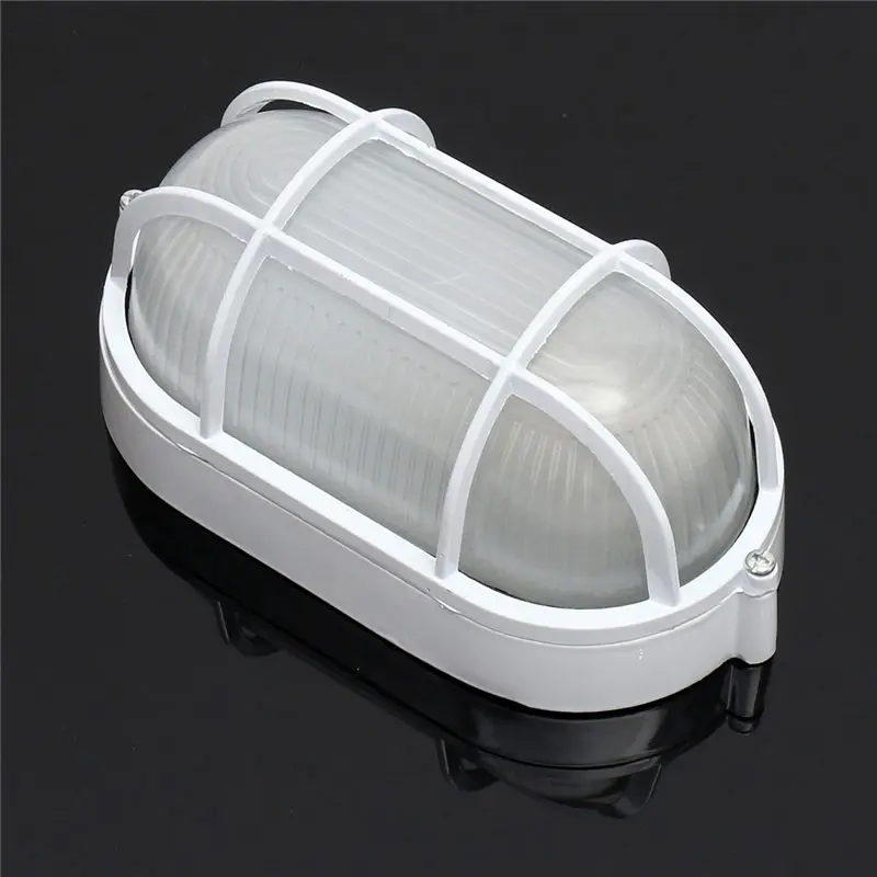 

Smuxi Vapor-proof Sauna Steam Room Light Lamp Bulb E27 Cover White Explosion-proof High Quality Metal Guard Accessory AC220V