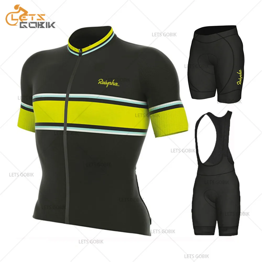 

Aleing 2019 Cycling Team Jersey Set 19D Gel Pads Bike Shorts Men's Summer Breathable Quick Dry Cycling Clothing Bike Uniform