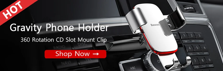 adjustable phone stand Baseus Air Outlet Phone Holder In Car Auto-locked Gravity Car Holder Universal Phone Holder Stand Mount For iPhone 11 Pro X Xs 7 mobile stand for car