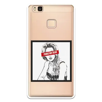 

Stand case costume drawing Punks Not Dead WP002 for Huawei P9 Lite