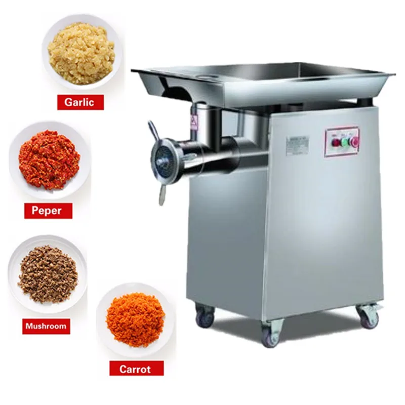 Automatic meat mincing mincer machine potato pepper grinder extruding