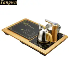 Электрический чайник автоматический чайный набор с подносом, функция автоматического отключения