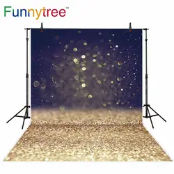 Funnytree черный золотой фон для фотосъемки блики яркий блеск блестящие Роскошные вечерние селфи фон Фотофон фотосессия Фотостудия