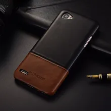 

Luxury brand thin vintage genuine leather back cover case For LG Q6 phone cases and covers LGQ6 shell