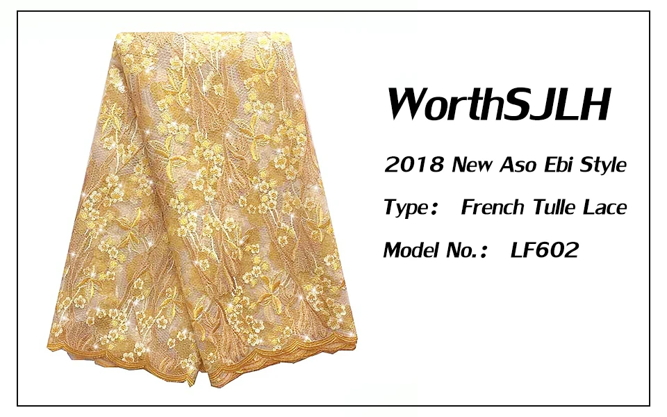 tulle Lace Fabrics With Sequins 2018 1
