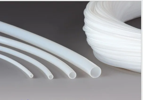 

White Clear ID 9mm x 11mm OD F46 Insulated PTFE Tube Capillary Teflon Protect Rigid Pipe Temperature Corrosion Resistance 600V