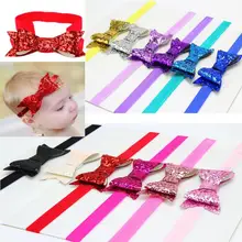 Sweet Baby Обувь для девочек лентой лук Эластичная лента повязка Цветок Женские аксессуары для волос челнока y909