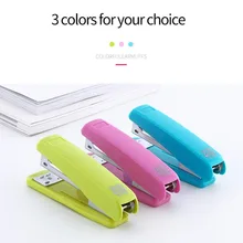 Plastic Stationery Stapler Office Binding Supplies for School Office Mini Stapler Book Sewer Paper Binding Tools