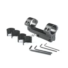 Крепление для прицела Винтовки " 25,4 мм 30 мм двойные кольца 11 мм ласточкин хвост Вивер рейка адаптер с Стоп-штифт виндаж высота регулируемое крепление