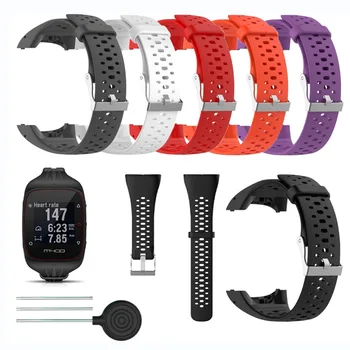 

Silicone Wrist Strap Bracelet for Polar M400 M430 GPS Sports Smartwatch Replacement Wristband Watch Band Straps With Tool