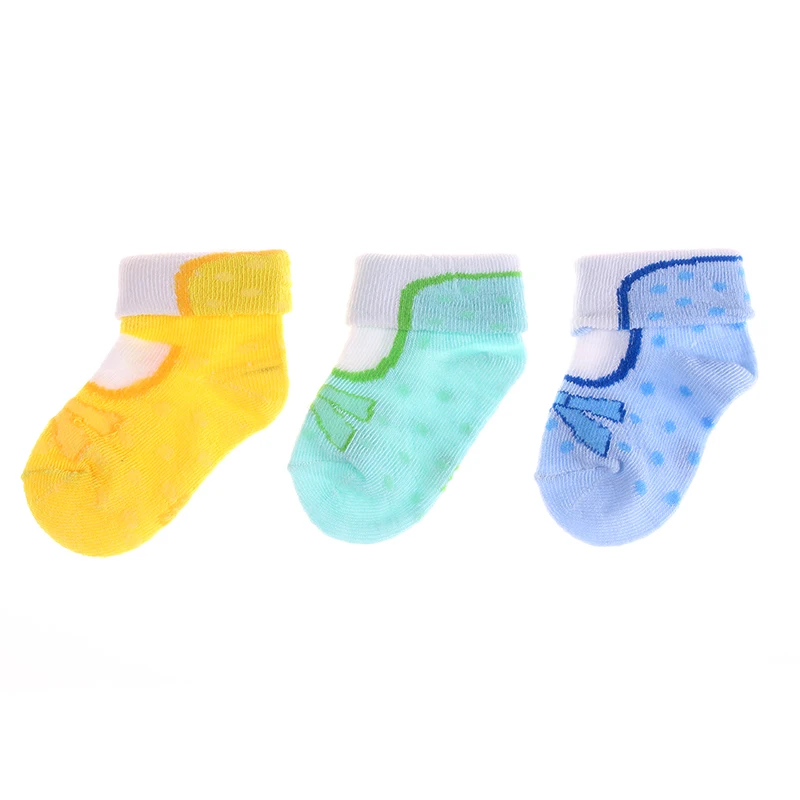3 пара/лот; хлопковые осенние детские носки для новорожденных девочек и мальчиков; детские носки в горошек с рисунком машинки и вишни; весенние носки с бантом для малышей