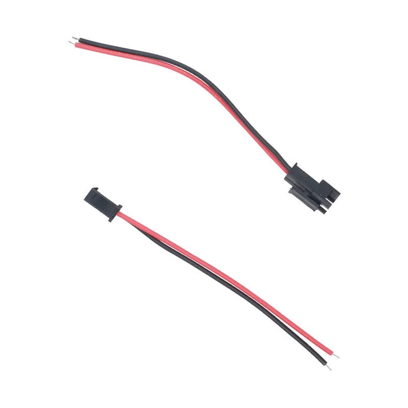 10pairs 2 pin jst Connector Male/female SM Wire cable pigtail for led strip light Lamp Driver CCTV 20%Off