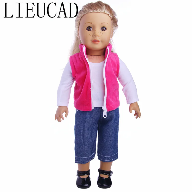 3pcs suit doll clothes accessories for 18inch American best gift Christmas | Игрушки и хобби