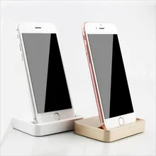 Desktop Dock Charger to 8 pin Docking Station Cradle Stand Charging Data Sync Adapter For iPhone