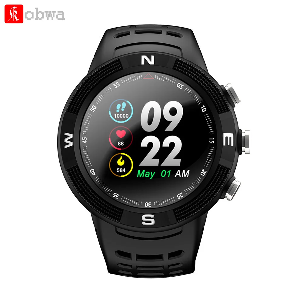 

Kobwa F18 Smart Watch GPS Sports Bluetooth Sleep Monitoring Smartwatch For Men Waterproof Call / Message Reminder PK NO.1 F6