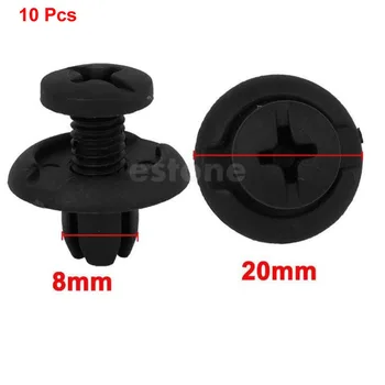 

10Pcs Car Retainer Clips Fasteners Bumper Fender Hood Splash Shield for Honda