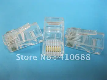 

RJ45 Modular Plug Network Connector CAT5 LAN 8P8C High Quality Hot Sale 1000 Pcs Per Lot