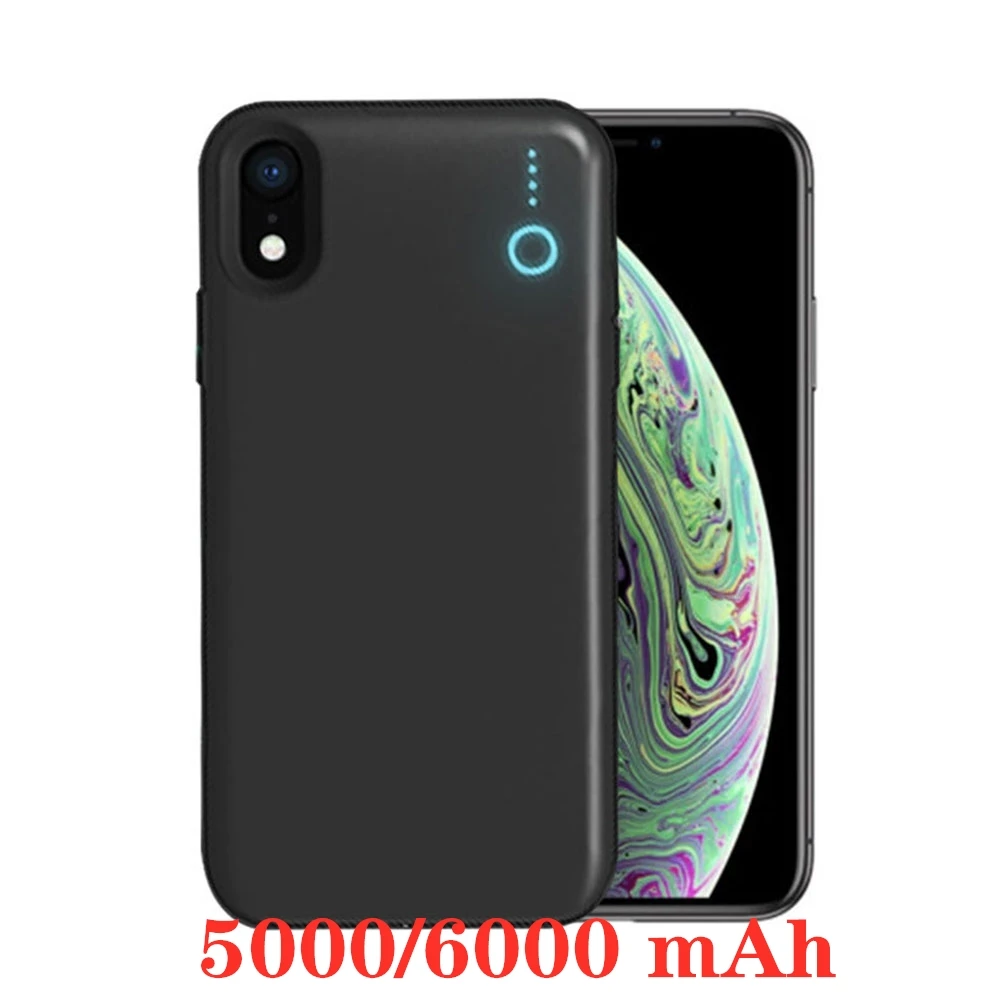 

5000/6000 mAh Battery Charger Case For iphoneX MAX Mobile Phone Back Clip Battery Charging Case For iphone XR