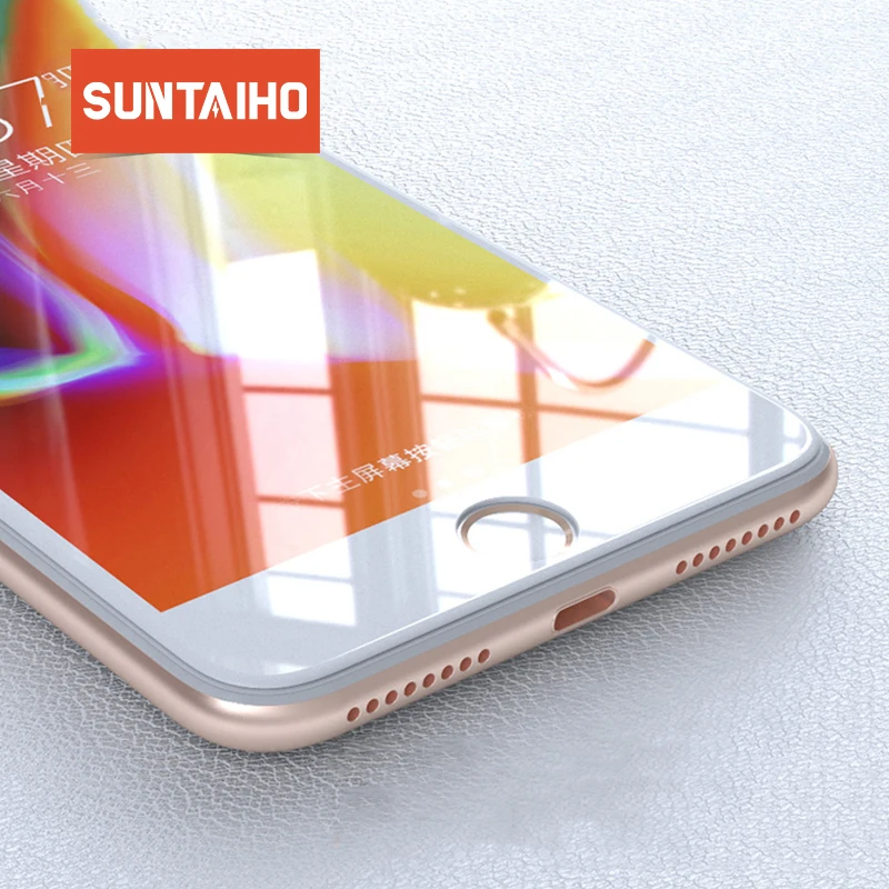 Goede Suntaiho Premium Gehard Glas voor iphone 6 s plus XR XS glas film voor iphone XS MAX 7 plus 9 H Anti Explosie Screen Protector
