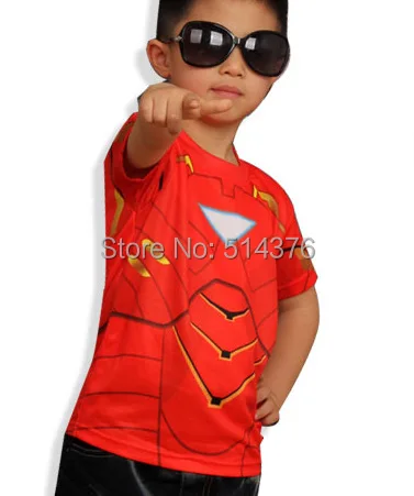 Super Hero The Amazing Spider-Man cycling jersey short T-shirt kids children's Transformers outdoor sport clothing bike wear