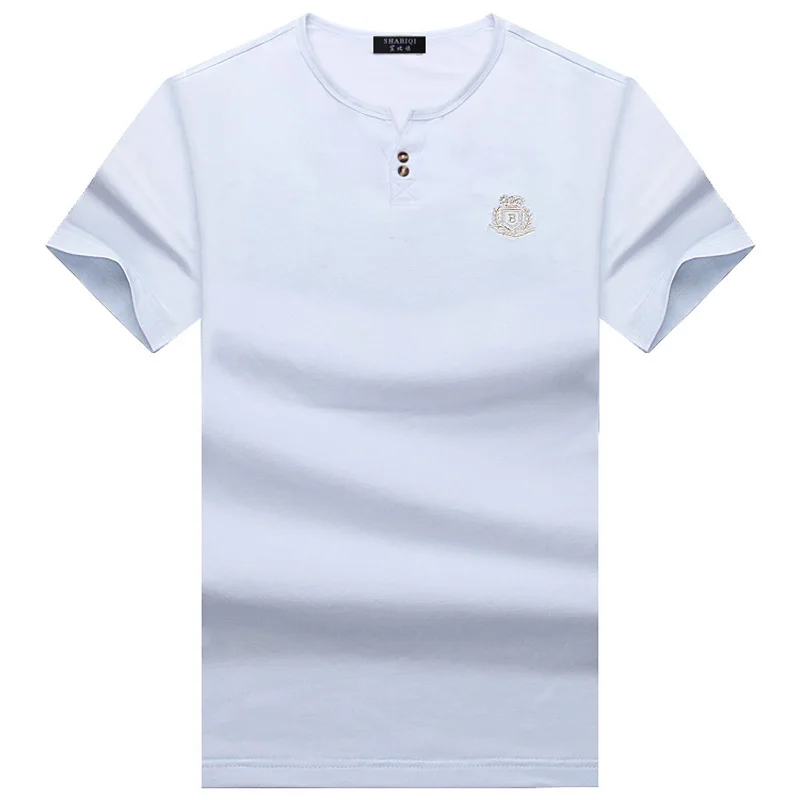 

SHABIQI 2019 Mens T Shirt Slim Fit Crew Neck T-shirt Men Short Sleeve Shirt Casual tshirt Tee Tops Short Shirt Size S-10XL