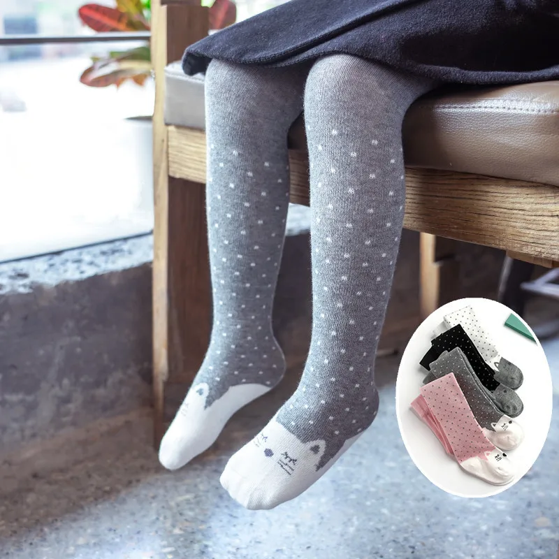 Детские колготки для девочек Хлопковые чулки Bebe Колготки Одежда новорожденных