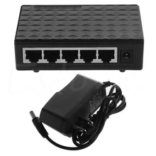 DC 5V 5-разъемное зарядное usb-устройство для RJ-45 10/100/1000 Gigabit Ethernet сетевой коммутатор Gigabit авто-Auto MDI/MDIX концентратора